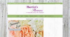 Desktop Screenshot of harrietsflowers.com