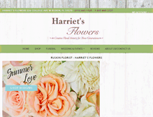 Tablet Screenshot of harrietsflowers.com